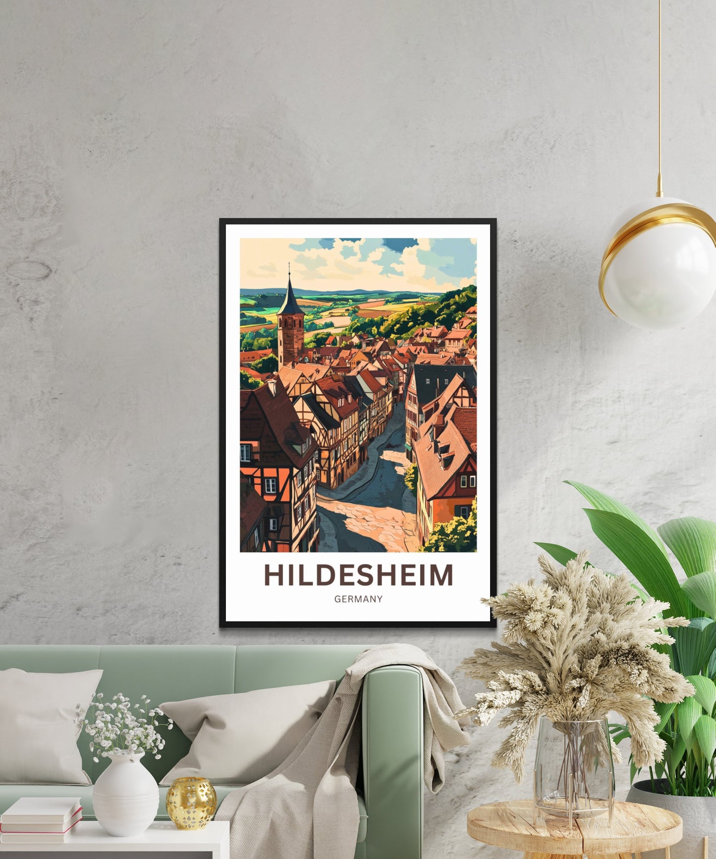 Hildesheim Travel Poster- Germany