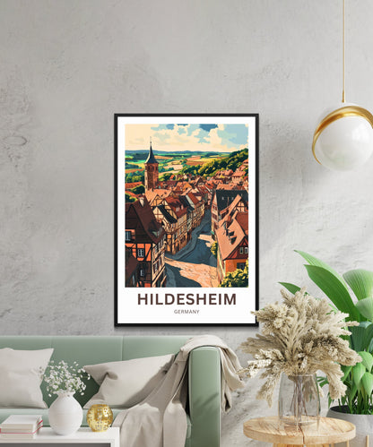 Hildesheim Travel Poster- Germany
