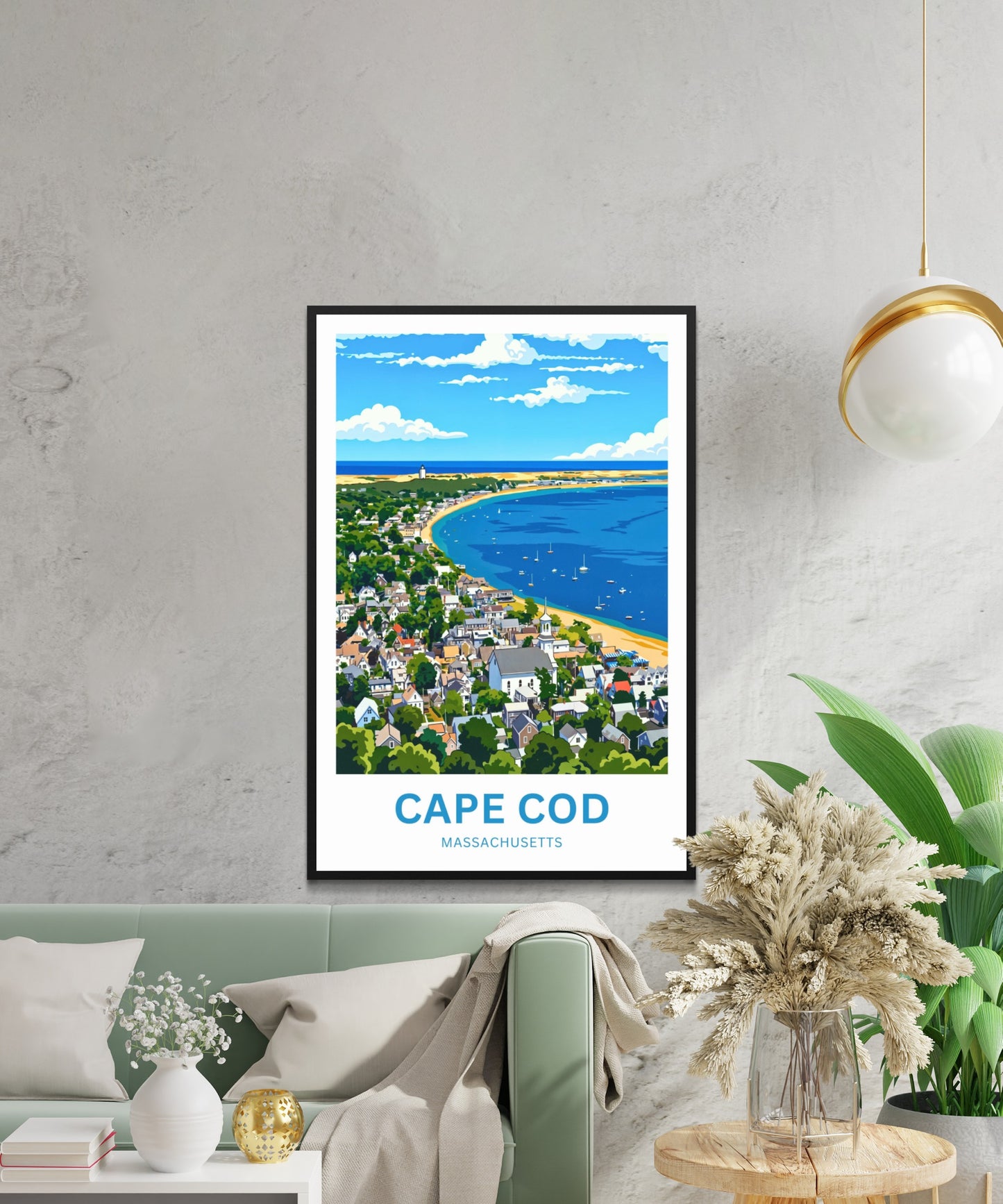 Cape Cod Travel Poster - Harbors & Horizons