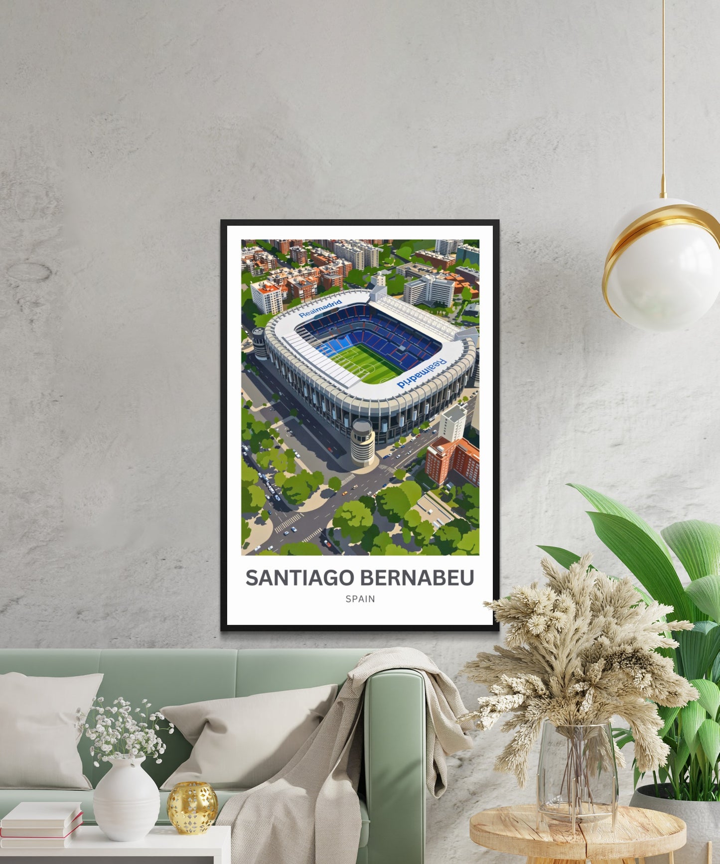 Santiago Bernabéu Stadium Travel Poster - Spain