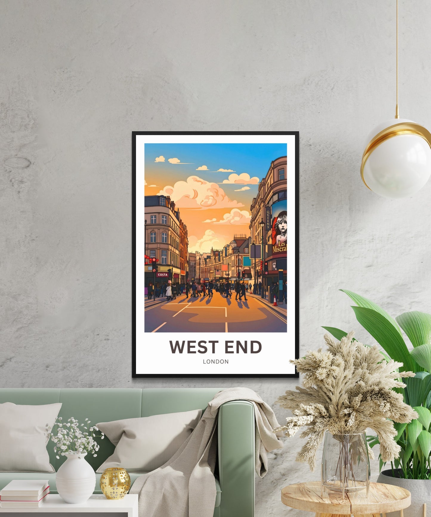 West End Travel Poster - Theatreland London