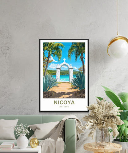 Nicoya, Costa Rica Travel Poster  - Pathway to Paradise