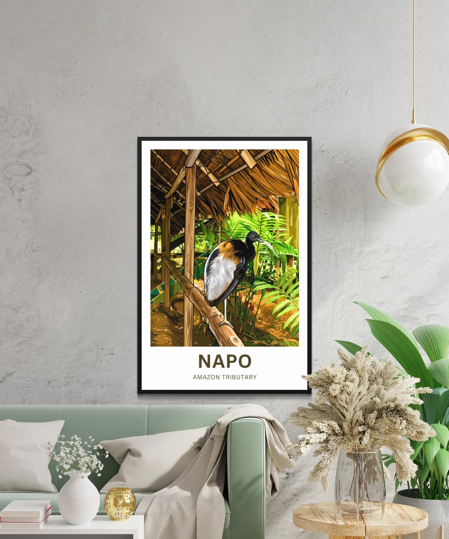 Napo River Travel Poster - Amazon Tributary Discovery