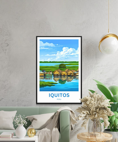 Iquitos Travel Poster - Tropical Charm
