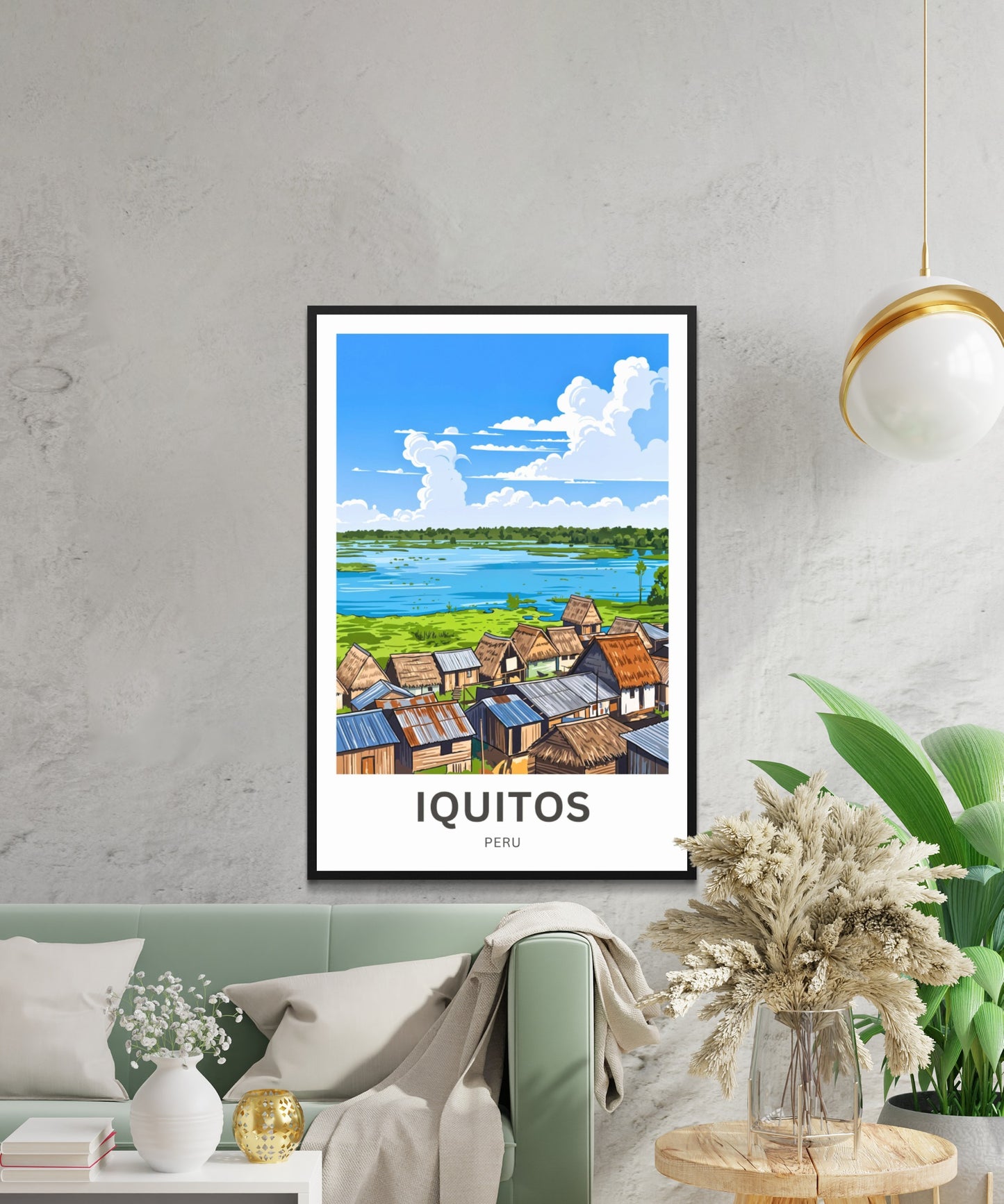 Iquitos Travel Poster - Rainforest Life