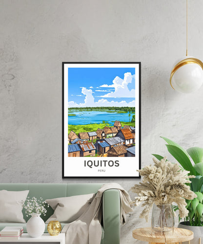 Iquitos Travel Poster - Rainforest Life