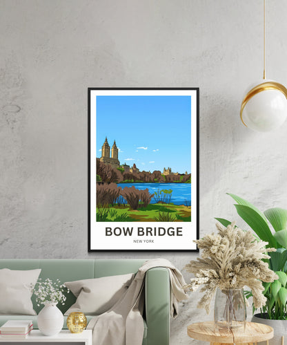 Bow Bridge  Travel Poster - Park View