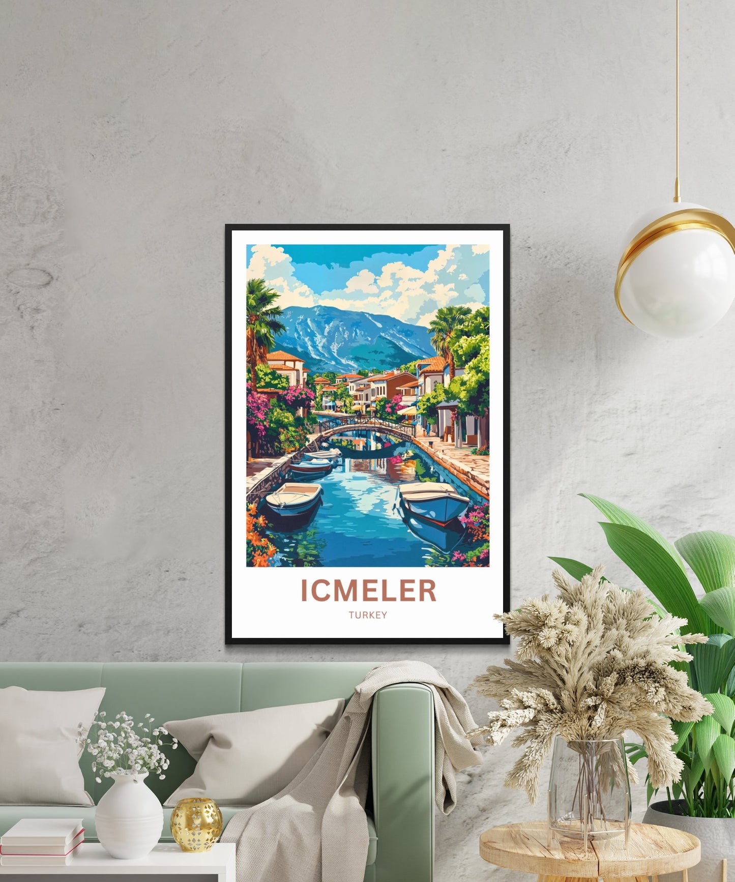 Içmeler Travel Poster- Turkey