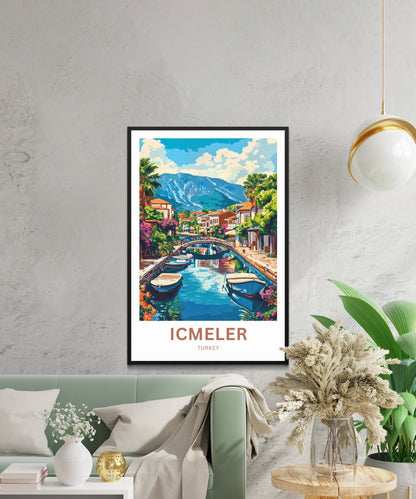 Içmeler Travel Poster- Turkey