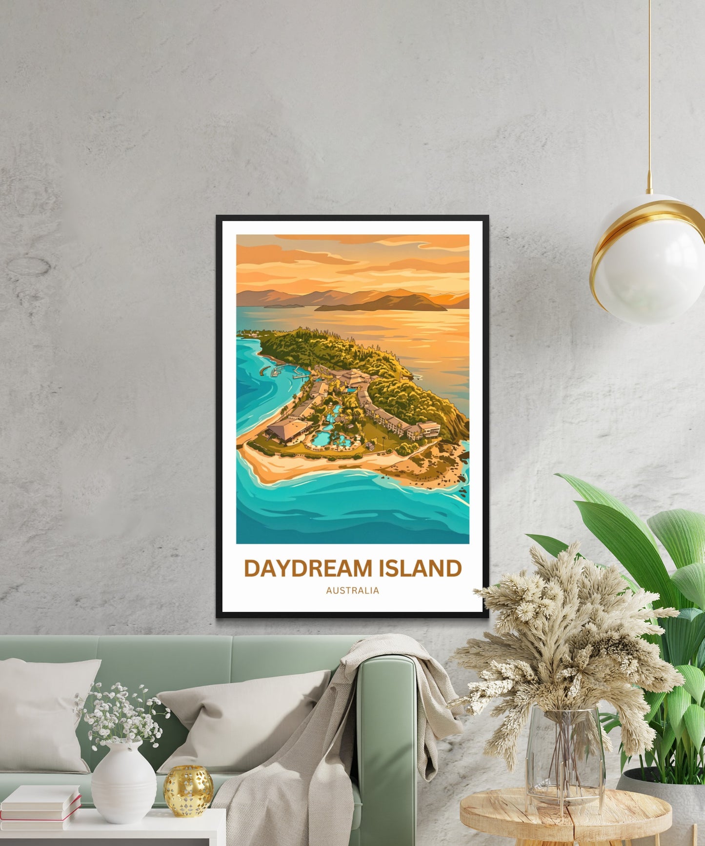 Daydream Island Travel Poster - Island Paradise