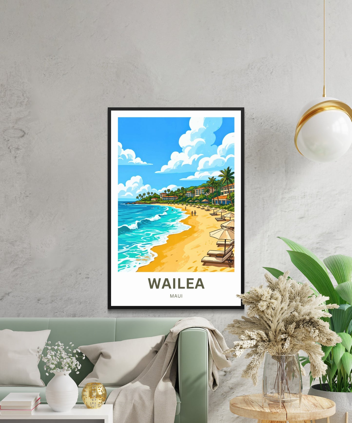 Wailea Travel Poster -  Maui Paradise