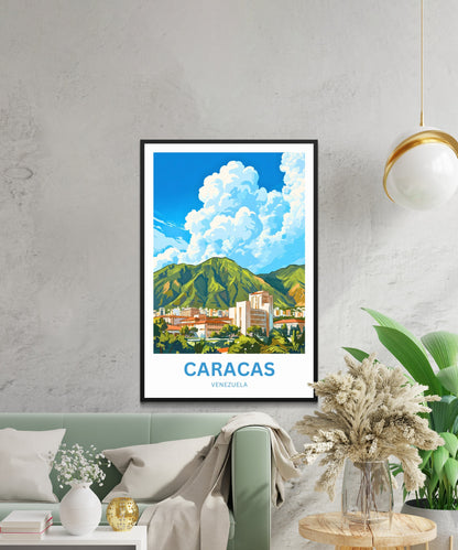 Caracas Travel Poster - Venezuela