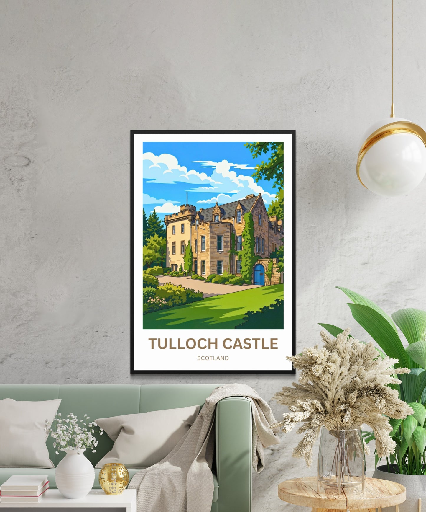 Tulloch Castle Travel Poster - Historic