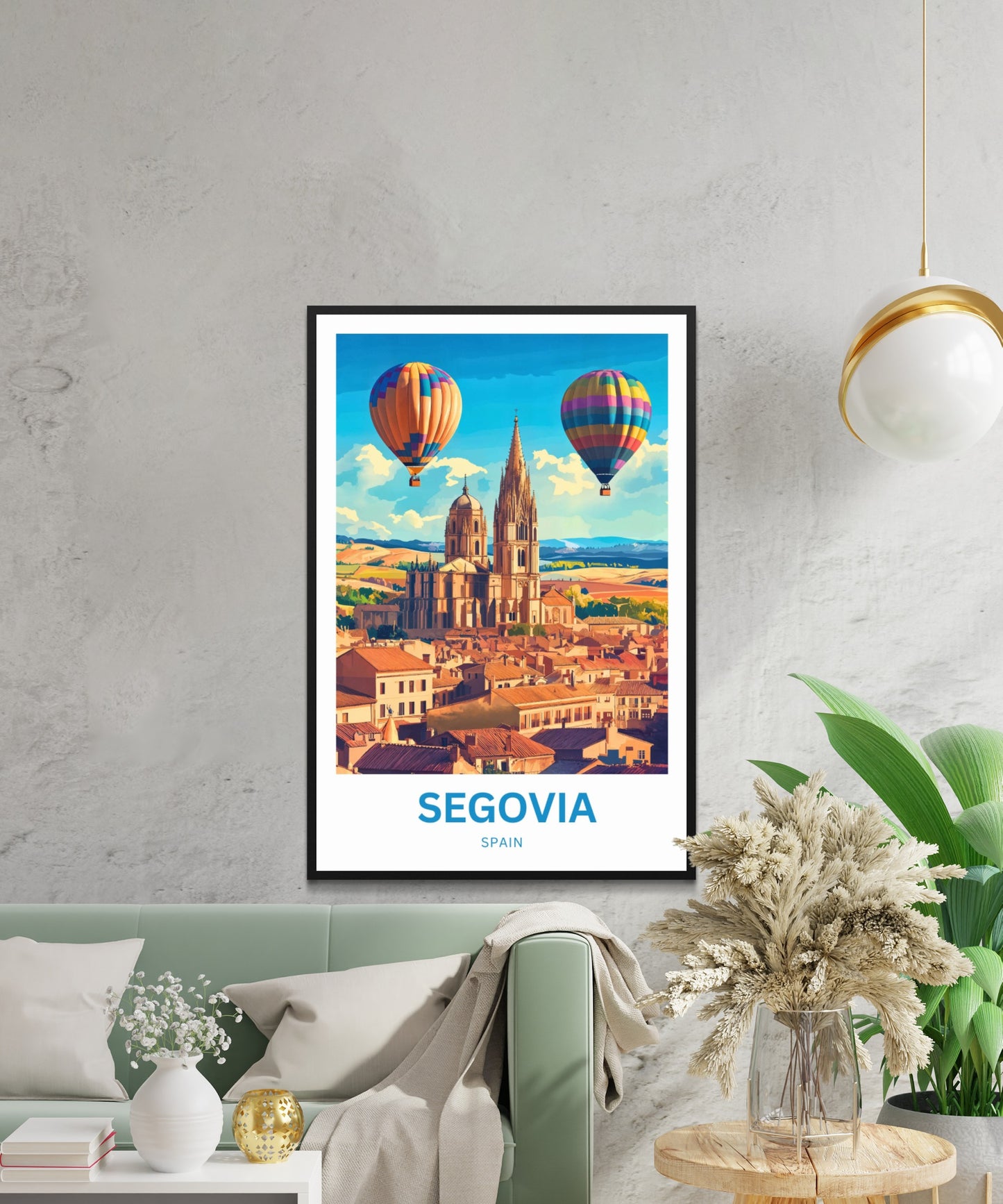 Segovia Travel Poster - Cathedral