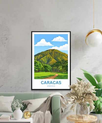 Caracas Travel Poster - Foot of El Ávila