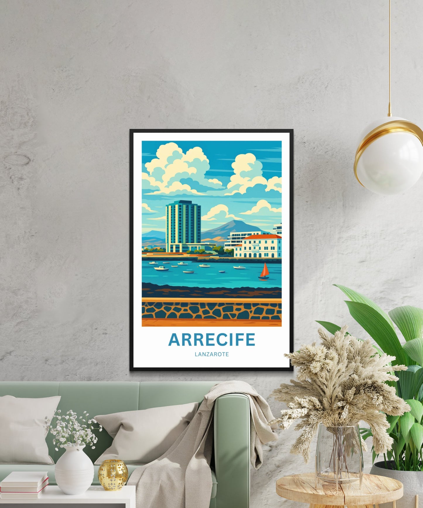 Arrecife Travel Poster- Gran Hotel Views
