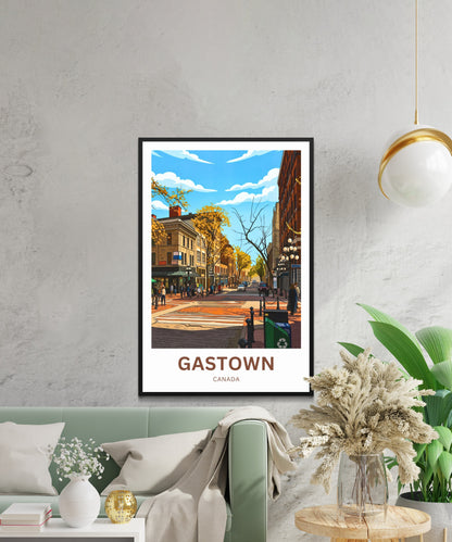 Gastown Travel Poster - Urban Charm