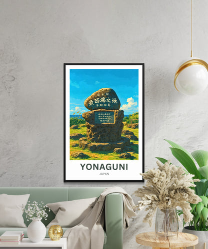 Yonaguni Travel Poster - Japan’s Westernmost Wonder