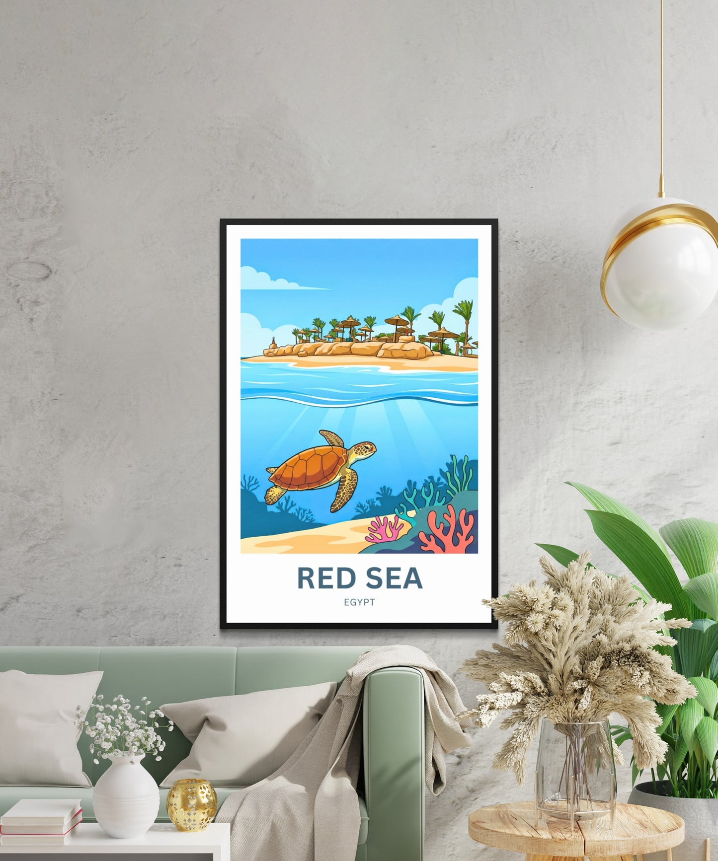 Red Sea Travel Poster - Egypt