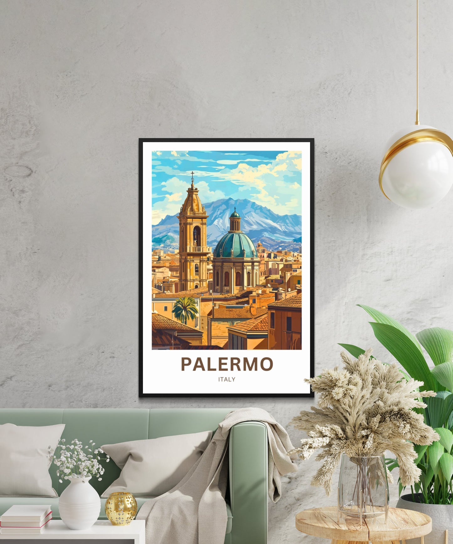 Palermo Travel Poster- Where Cultures Converge