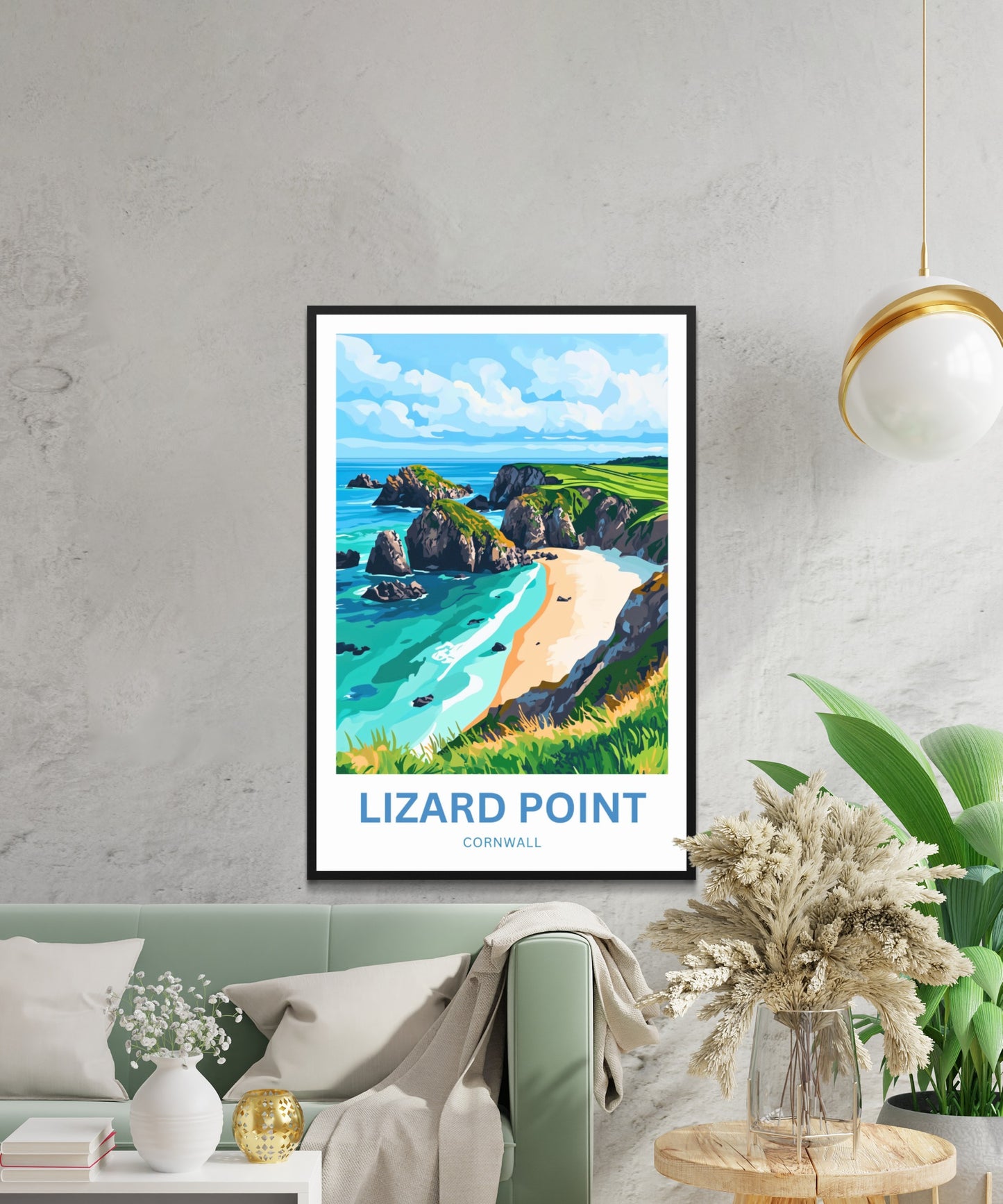 Lizard Point Travel Poster - Coastal Beauty