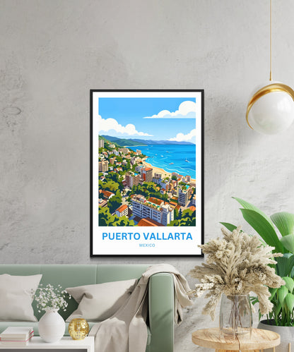 Puerto Vallarta  Travel Poster - Pacific Jewel