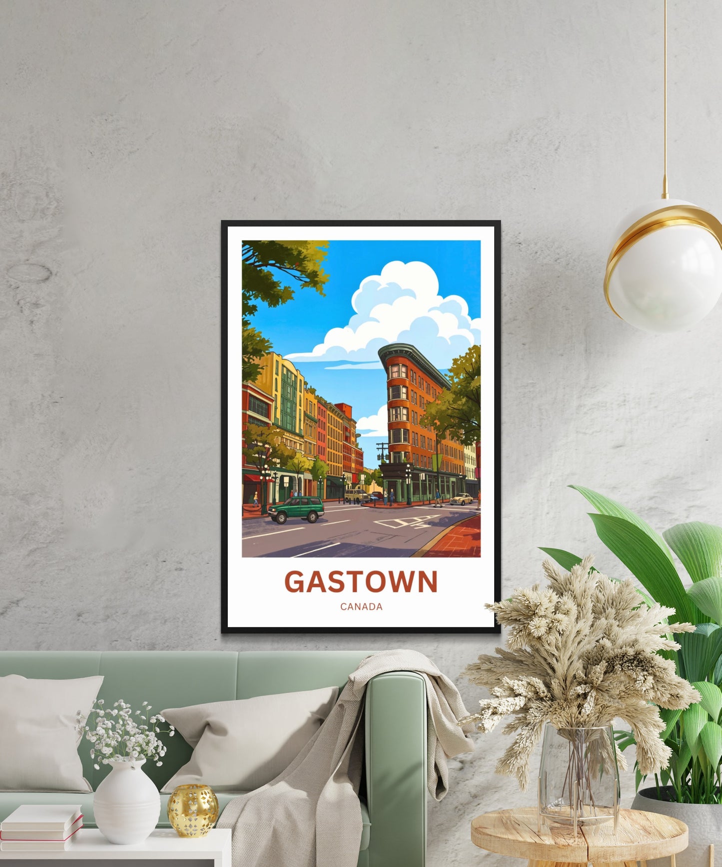 Gastown Travel Poster - Canada