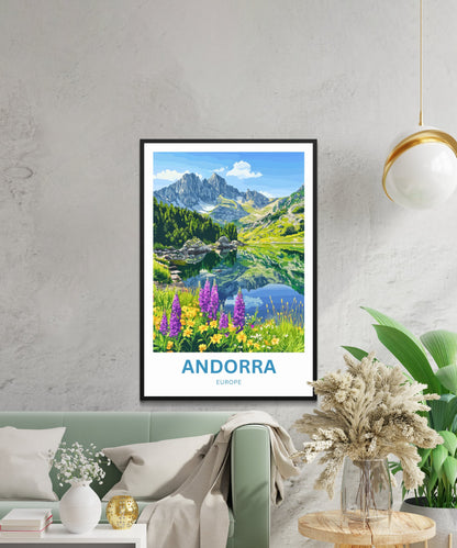 Andorra Travel Poster- Captivating Hidden Gems