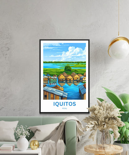 Iquitos Travel Poster - Explore Peru