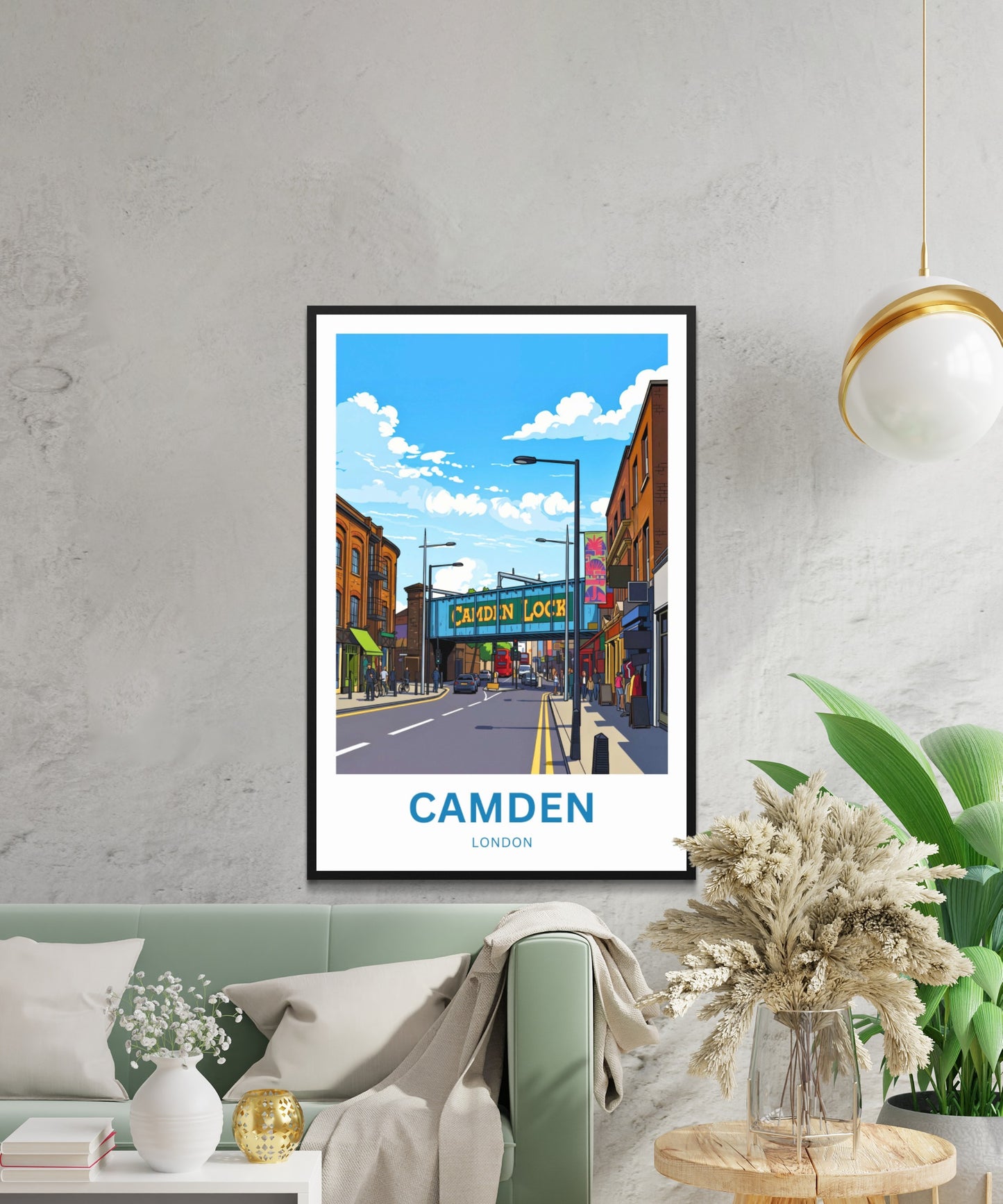 Camden Travel Poster - London