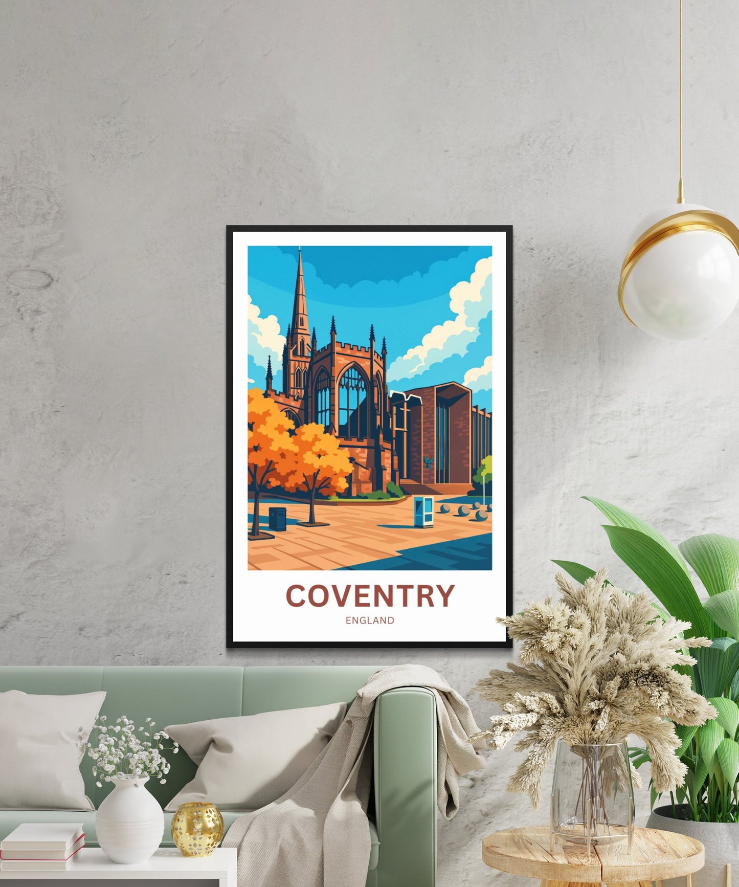 Coventry Travel Poster- England’s Medieval Jewel