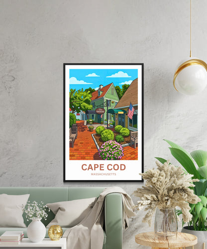 Cape Cod Travel Poster - Sweets shops