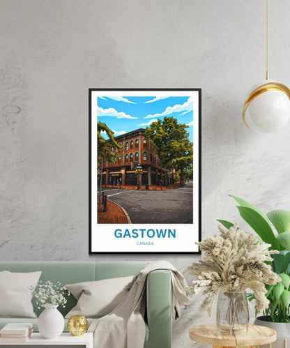 Gastown Travel Poster - Serene Street