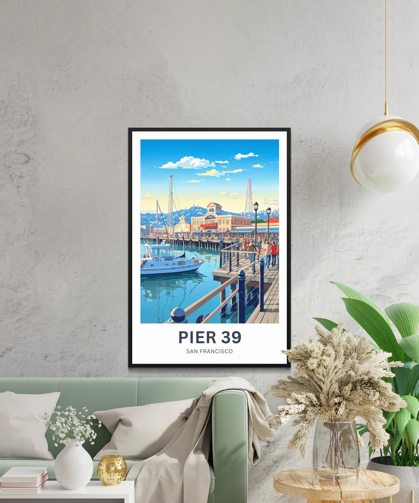 Pier 39 Travel Poster