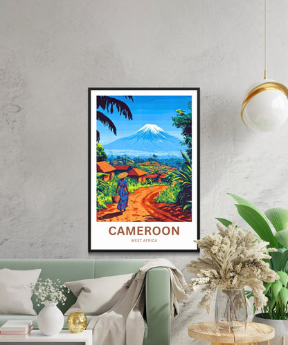 Cameroon Travel Poster