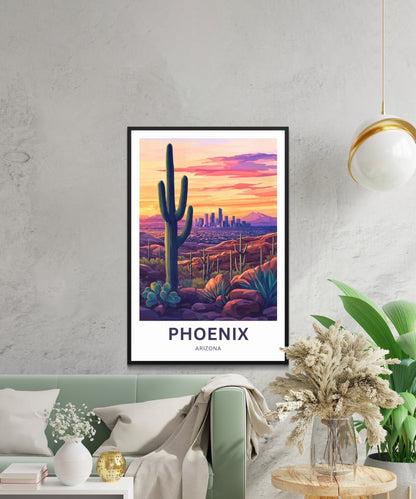 Phoenix Travel Poster - Explore the Valley of the Sun
