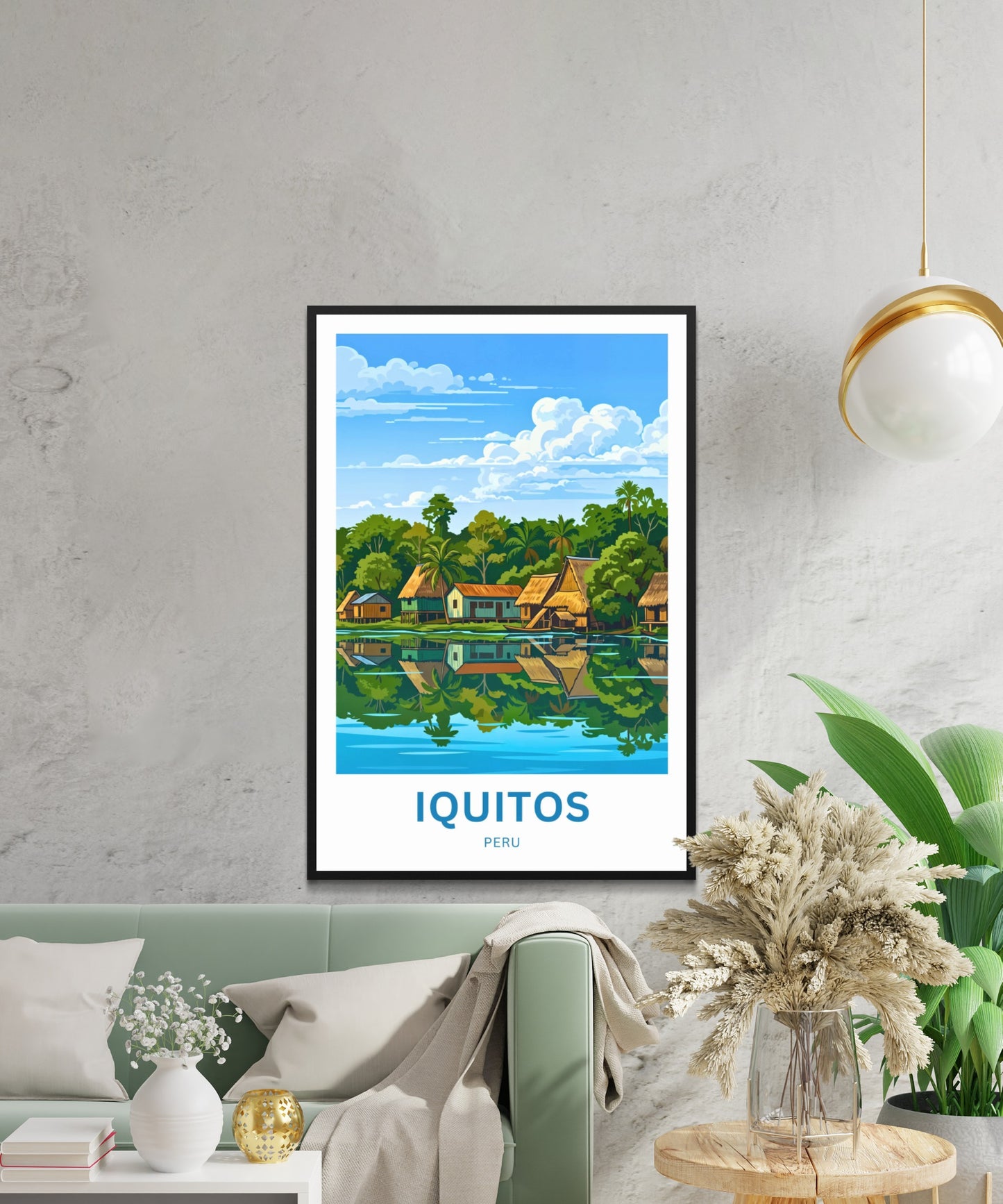 Iquitos Travel Poster - Peru