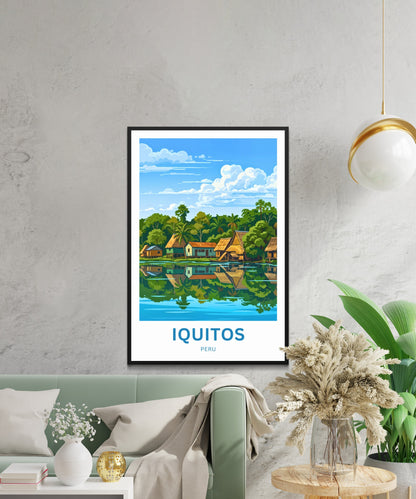 Iquitos Travel Poster - Peru