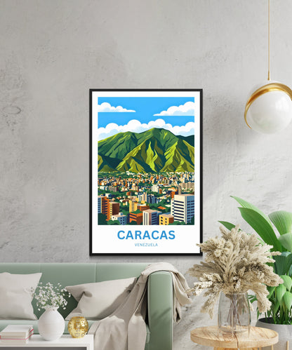 Caracas Travel Poster - Spirit of Venenzuela