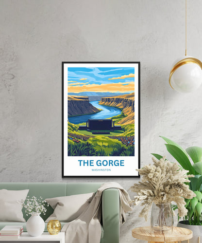 The Gorge Travel Poster- Washington State