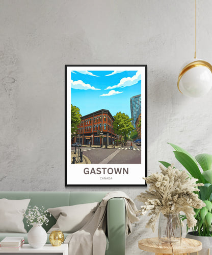 Gastown Travel Poster - Classic Streets