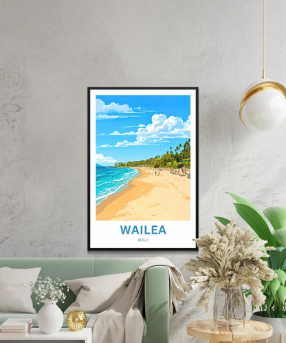 Wailea Travel Poster -  Pacific Dream