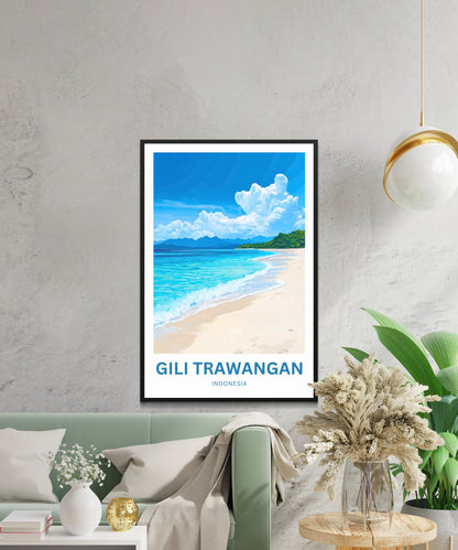 Gili Trawangan Travel Poster- Indonesia