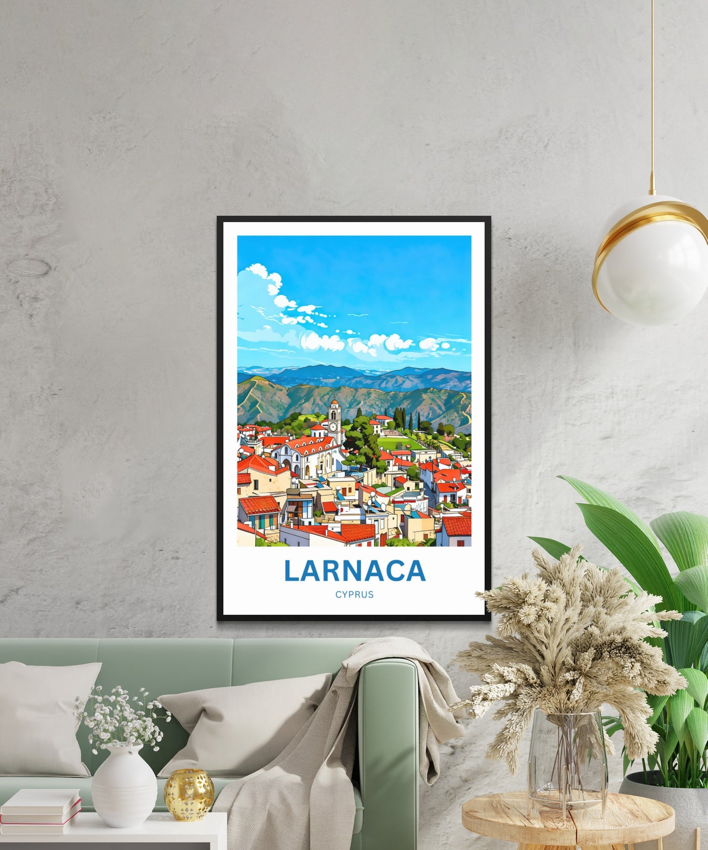 Larnaca Travel Poster