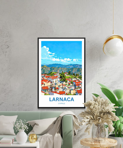 Larnaca Travel Poster
