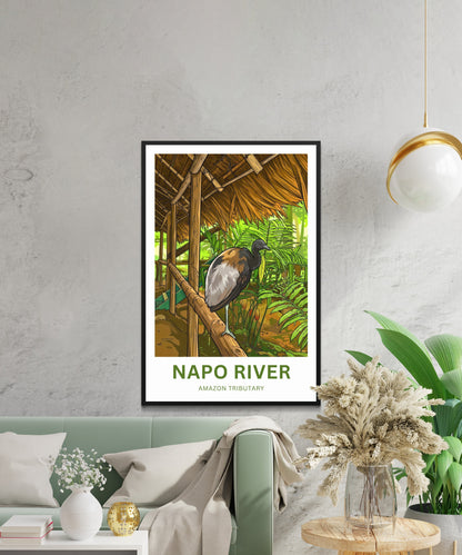 Napo River Travel Poster - Wild Nature