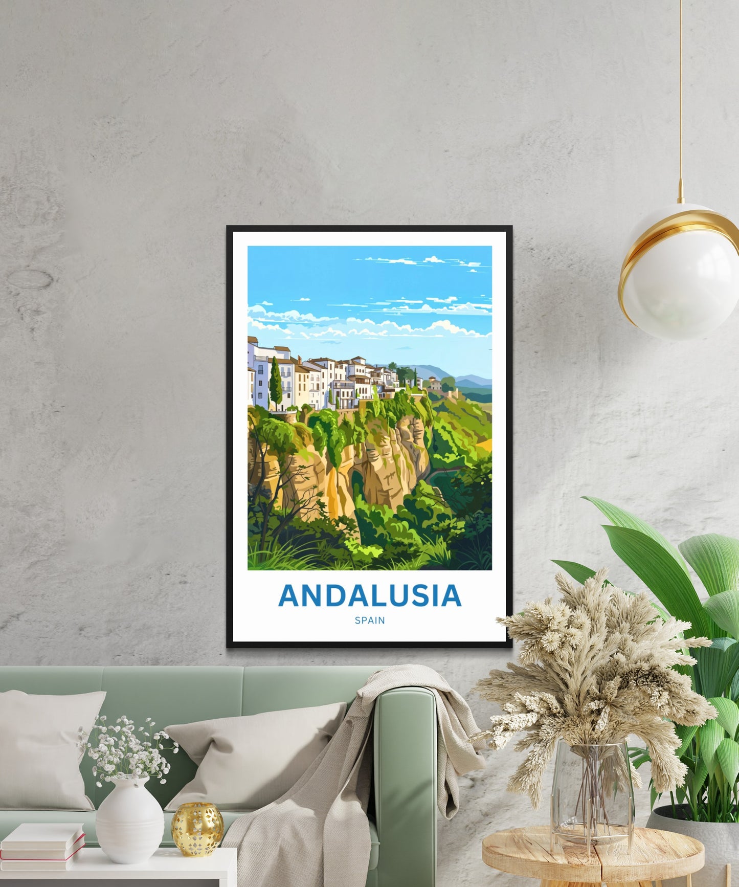Andalusia Travel Poster - White Villages