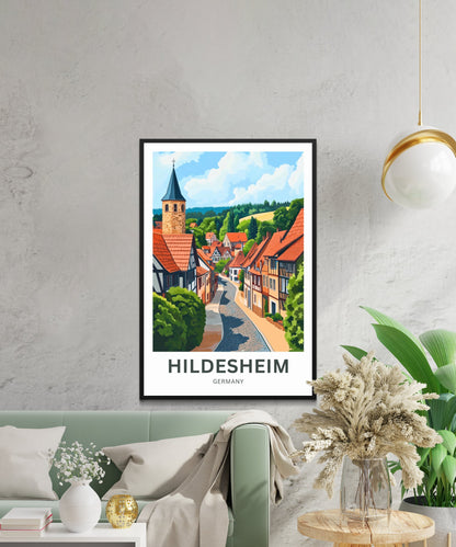 Hildesheim Travel Poster- Stunning Historic Village