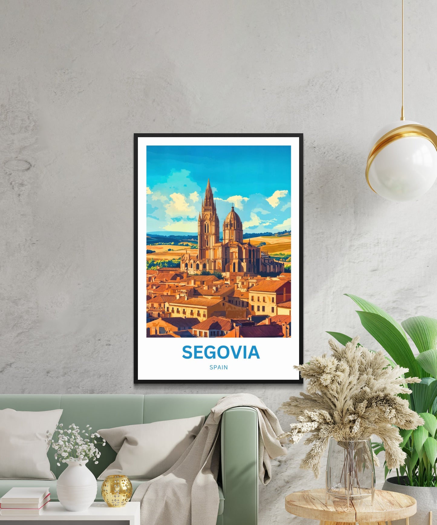 Segovia Travel Poster - Historic Charm, Enduring Elegance