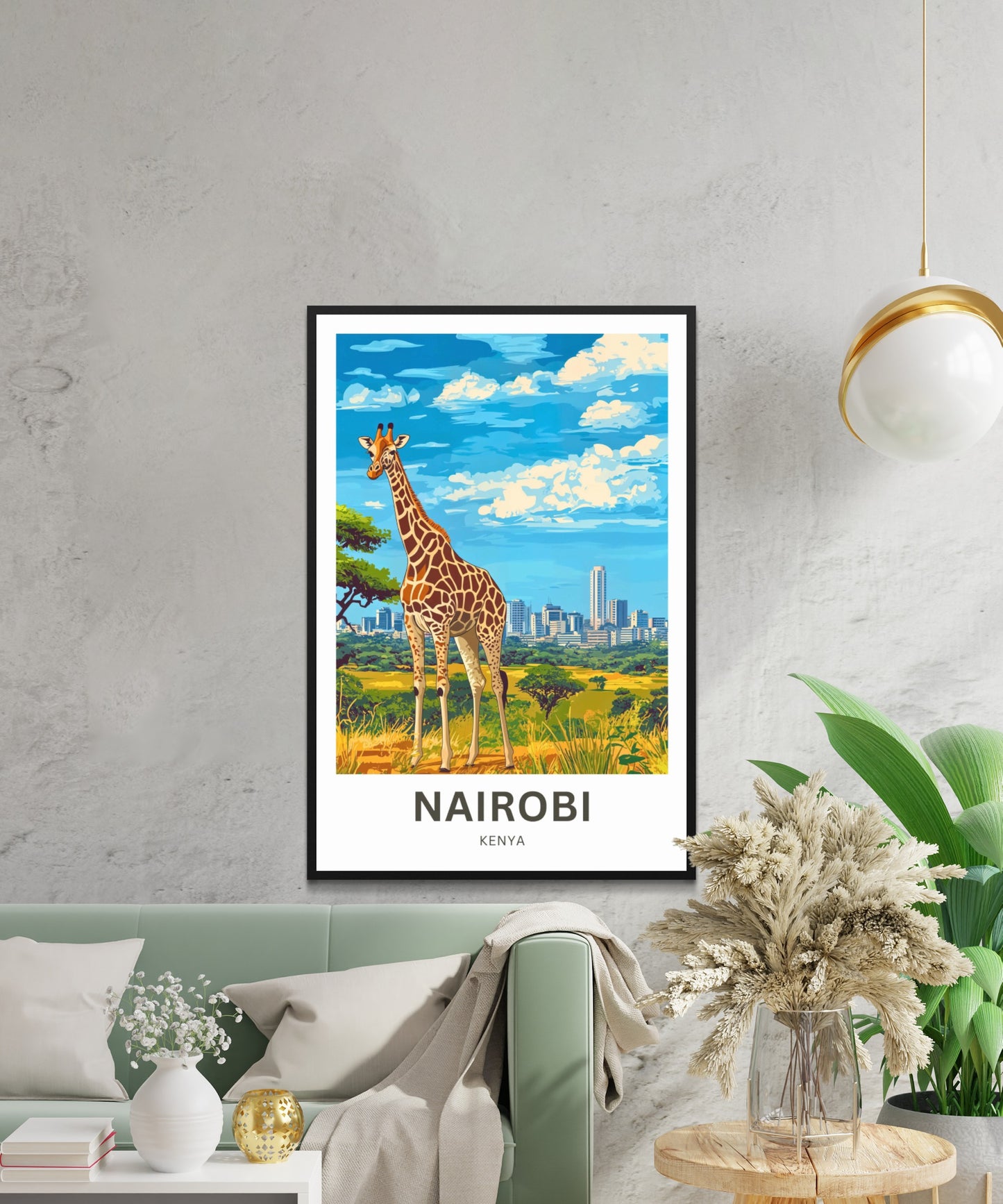 Nairobi Travel Poster - Kenya